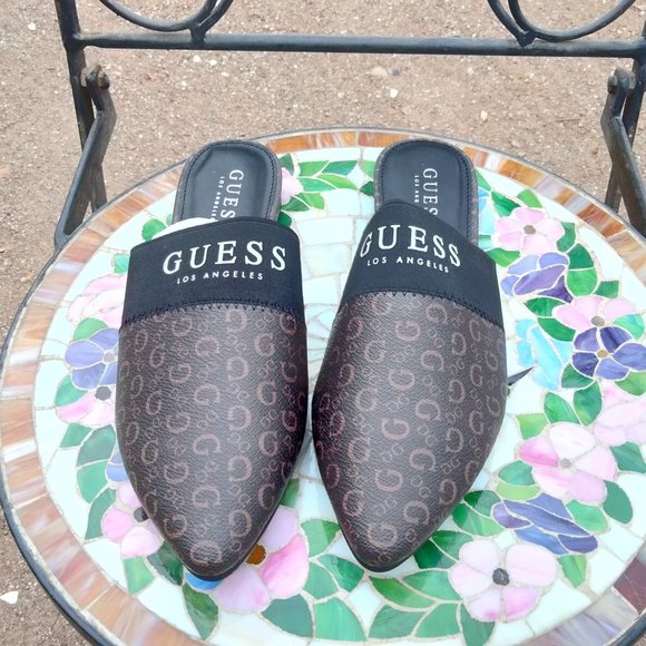 GUESS Mules GFMONA Panna 8M New Manmade Materials - Picture 4 of 9